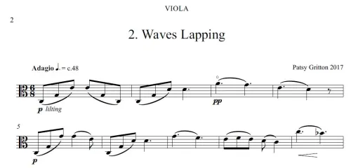 D2018-2 Waves Lapping viola part